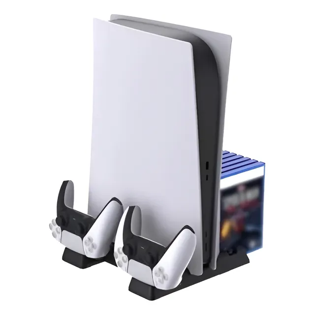Carregador Base Suporte Vertical Ps5 Playstation Cooler Led