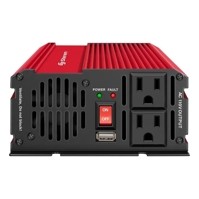 Inversor De Corriente Automotriz De 1000 W (12 Vc | Inv-1000