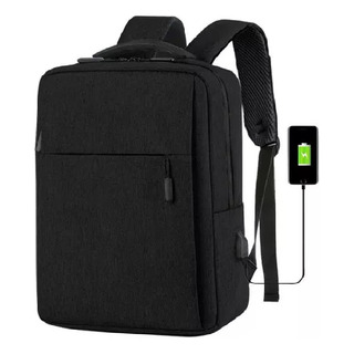 Mochila Para Laptop 15.6 Con Salida Para Cable De Carga Usb Mochila Para Laptop 15.6 Con Salida Para Cable De Carga Usb