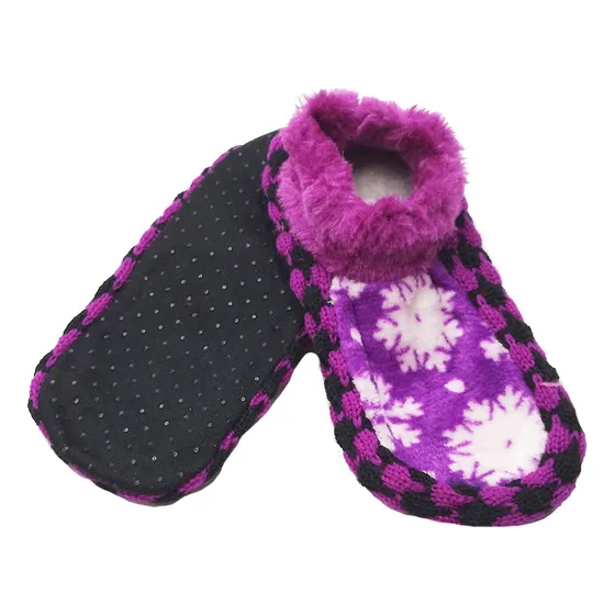 Pantuflas Abrigadas Botita Antideslizante Para Niños Niñas