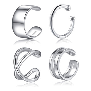Ear Cuff De Plata De Ley 925 Con Forma De Concha Ear Cuff De Plata De Ley 925 Con Forma De Concha