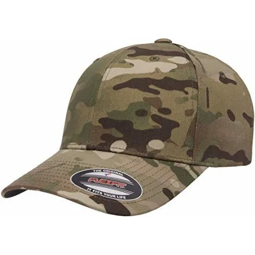 Flexfit Hombres Flexfit Multicam Baseball Fitted Cap, Bhfcr