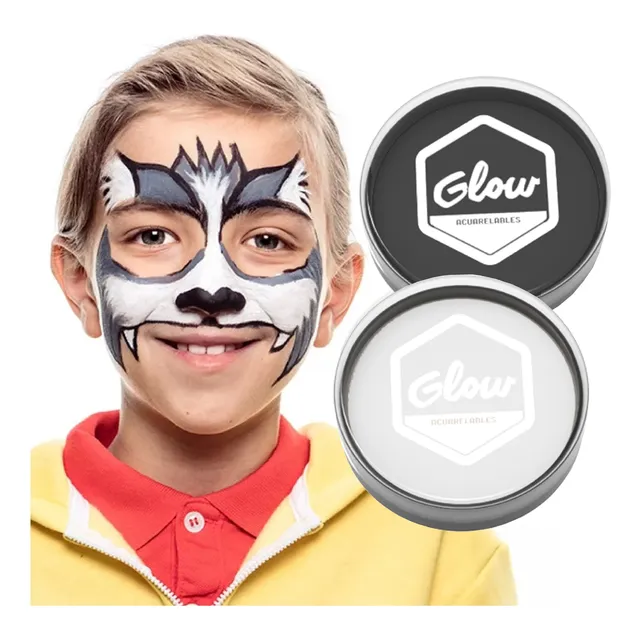 Maquillaje Artistico Acuarelable Glow Bodypaint X2