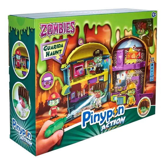 Muñecos Pinypon Action Serie Zombie Guarida Haunt