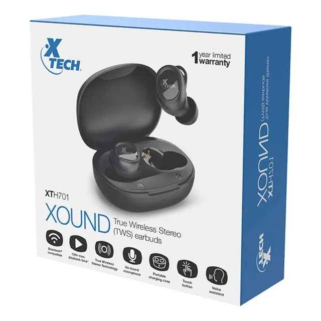 Audífonos In-ear Xtech Xound Wireless Tws Bt