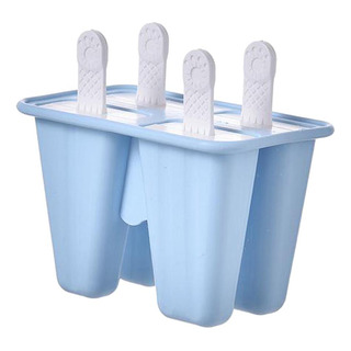 Molde De Helado Para Hacer Jugos Diy Bar 4 Celdas Azul Molde De Helado Para Hacer Jugos Diy Bar 4 Celdas Azul