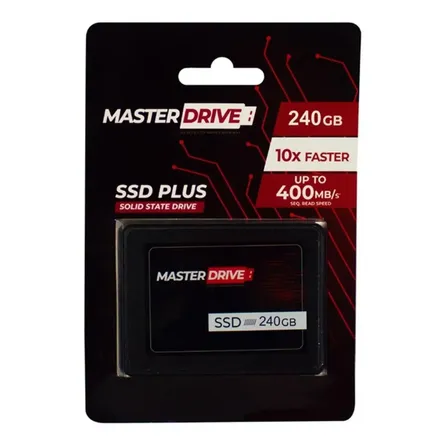 SSD Masterdrive 240GB SATA II Preto Resistente a Choques e Poeira