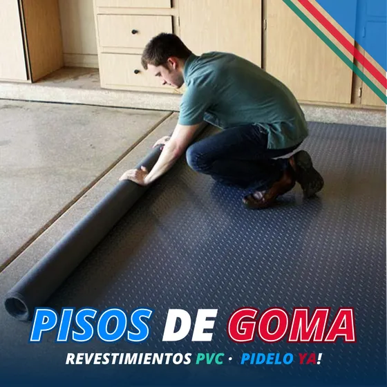 Piso De Goma Pvc Rollo