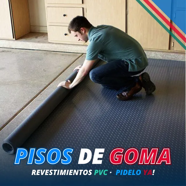 Piso De Goma Pvc Rollo