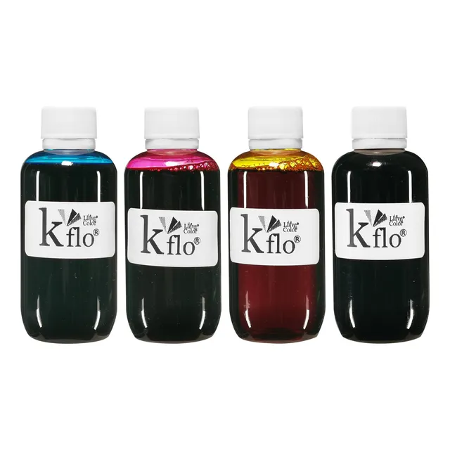 Kit Tinta Marca Kflo T230 T430 T530 T730 T830 T930 4x250ml Tinta Kit Una Por Color