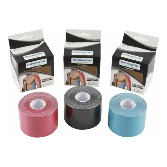 Cinta Tape Kinesiológico 5cm X 5m - Vendaje Neuromuscular Color Rojo