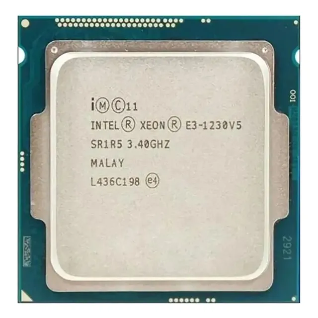 Intel Xeon E3-1230 V5 De 4 Núcleos, 8 Hilos, 3,4 Ghz Y 80 W