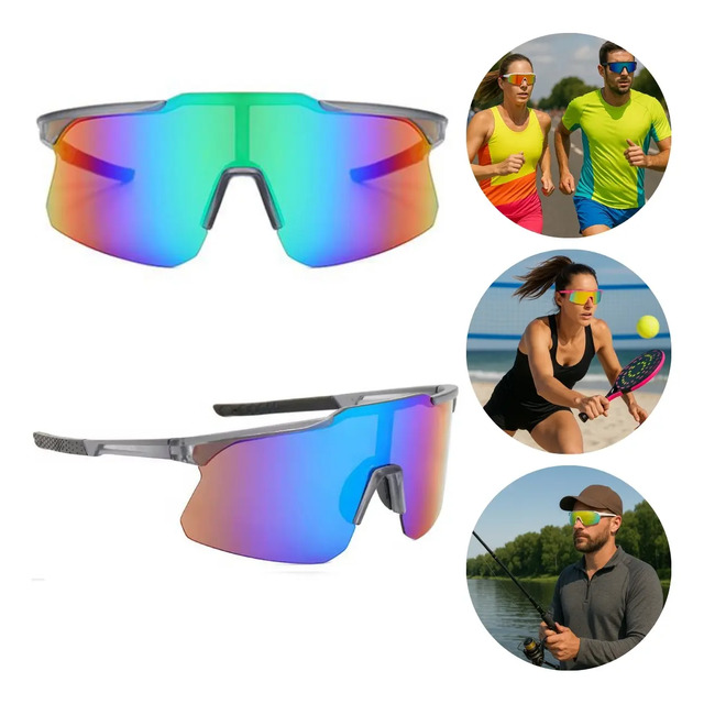 Oculos Esportivo com Protecao UV400 para Ciclismo e Beach Tennis