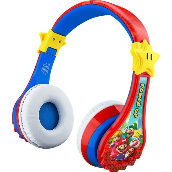Audifonos Ekids Inalambrico Bluetooth + Niño Super Mario Bro