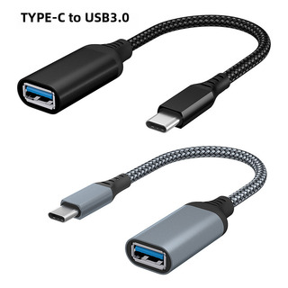 Negro - Nuevo Adaptador De Cable De Datos Otg Tipo C A Usb 3 Negro - Nuevo Adaptador De Cable De Datos Otg Tipo C A Usb 3