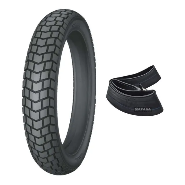 Cubierta Moto 90/90-19 C/cámara Nayasa Ey126