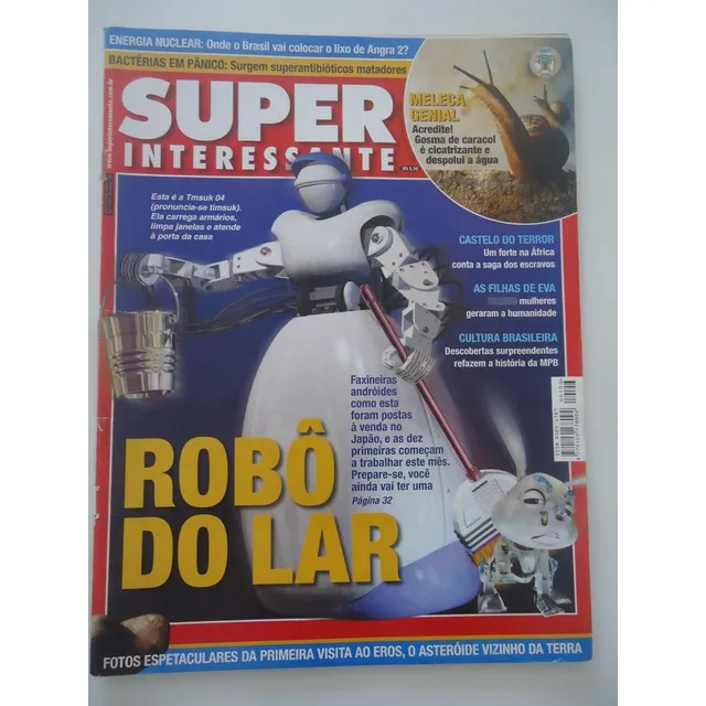 Super Interessante #153 Ano 2000 Robô Do Lar Robótica