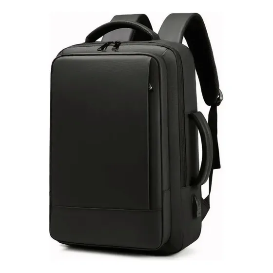 Mochila De Viaje Para Notebook 15.6 Pulgadas Escolar eImpermeable Negro 35L