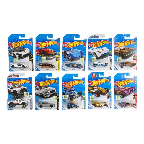 Hot Wheels Pack X10 Autitos Hotwheels S Color