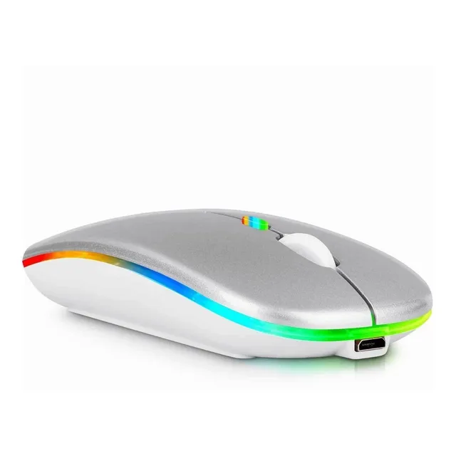 Mouse Bluetooth Silencio Inalámbrico Recargable Para iPad/pc