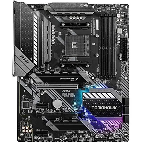 Tarjeta madre Msi Mag B550 Tomahawk Atx Ryzen Am4 Negro