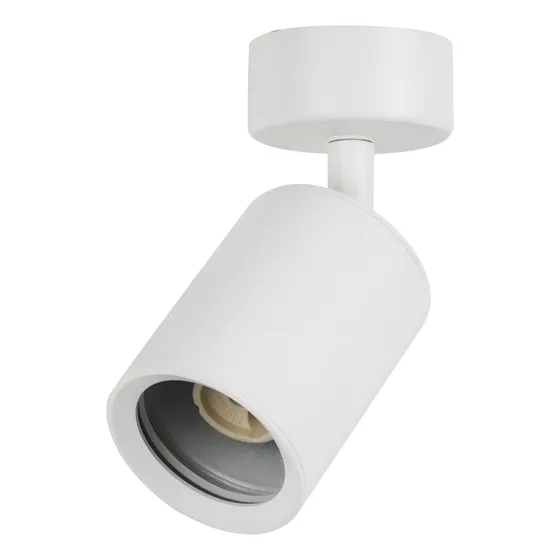 Aplique Blanco Soquete Premium Para Ampolleta Gu10 Color Cuerpo Blanco
