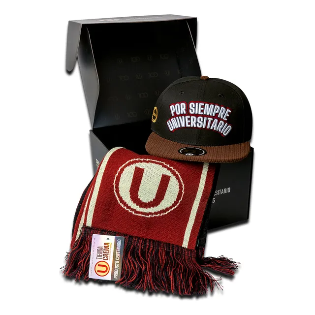 Set Del Hincha Por Siempre Universitario  - Gorra Y Bufanda