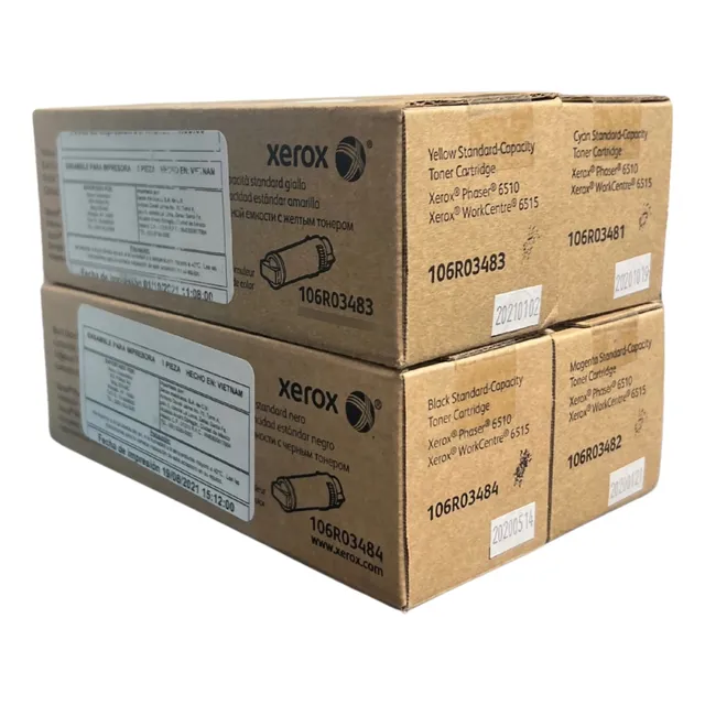 Paq 4 Pzas Toner Xerox 6510 / 6515 N / M / Y / C