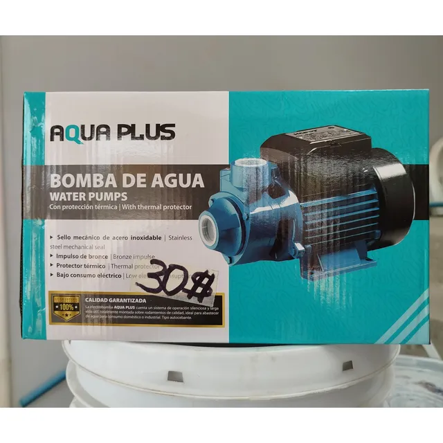 Bomba De Agua De 1/2hp 110volt Marca Aqua Plus
