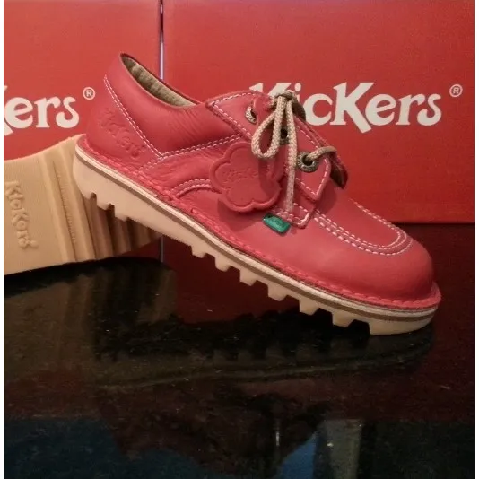 Zapatos Kickers Niños 100% Cuero Suela Tractor