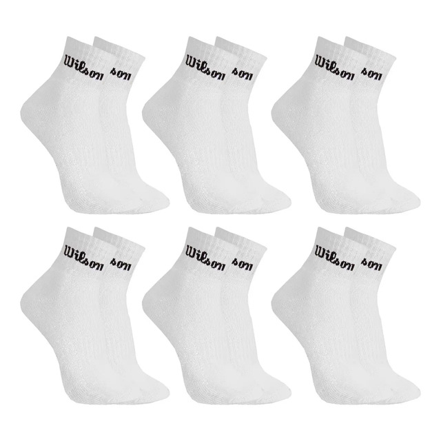 Kit 6 Pares Meias Wilson Cano Médio Masculino Adulto