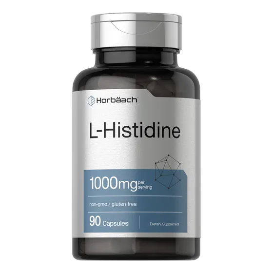 Suplemento Horbäach L-histidina 1000 Mg 90 Cápsulas