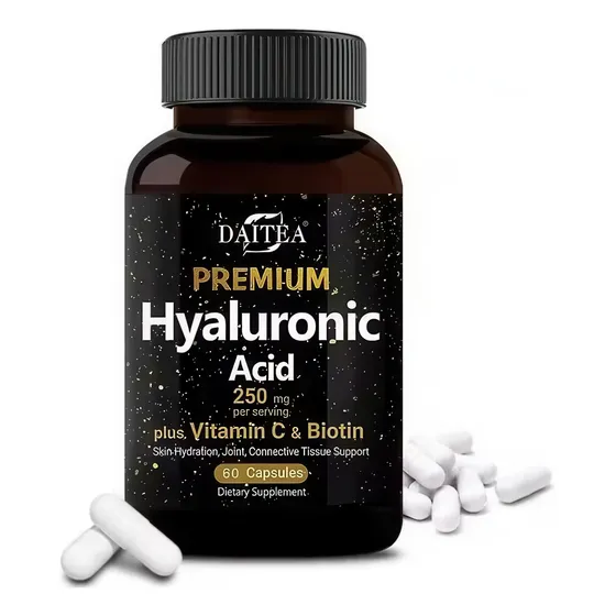 Cápsulas De Ácido Hialurónico Biotina Y Vitamina C 60 Cáps
