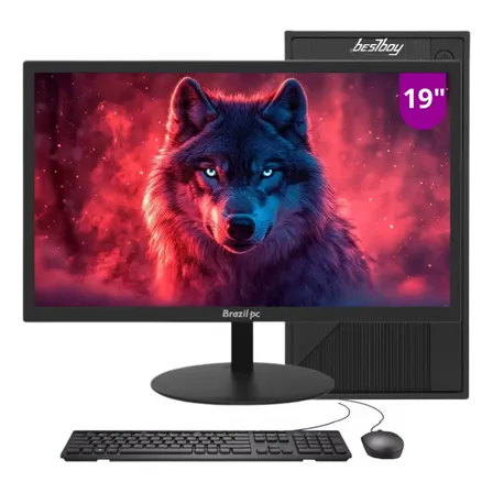 Computador Completo Bestboy Intel Core I7 16gb Ram Ssd 512gb Monitor 19 Windows 10