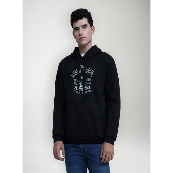 Buzo Para Hombre Marca Ostu Color Negro En Poliéster #6006