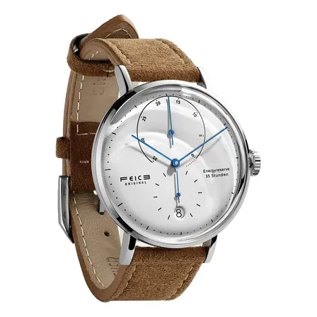 Relógio automático Feice Bauhaus - Aço inoxidável Casua Brown