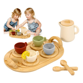 14 Piezas Juego De Té De Juguete Para Niños Simulación De La 14 Piezas Juego De Té De Juguete Para Niños Simulación De La