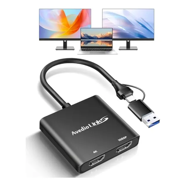 Avedio Links Divisor Usb C/usb 3.0 A Hdmi Pantalla