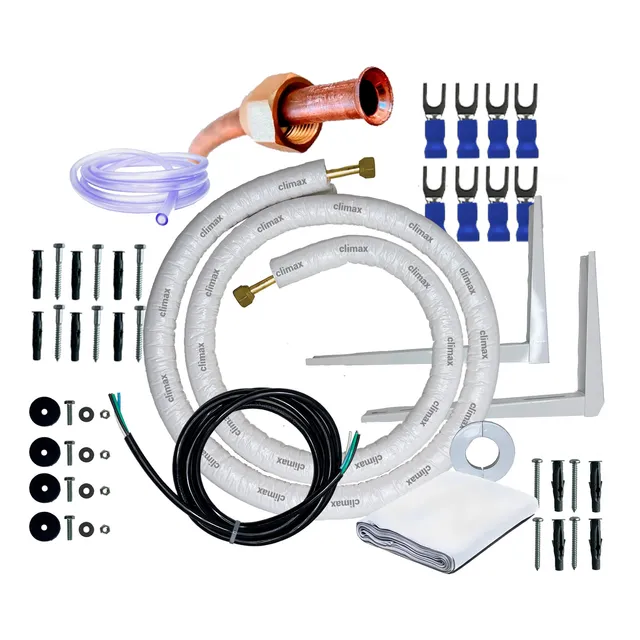 Kit Instalação Ar Inverter 9000/12000 Btus 3m Com Suporte