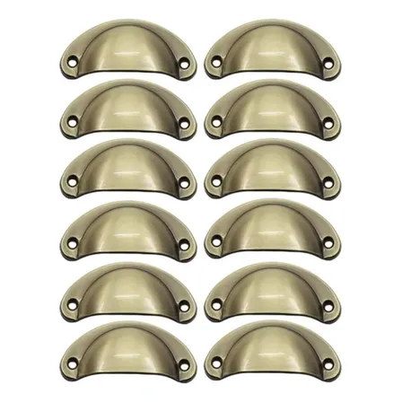 Pack 12 Tiradores Cajón Mueble Manilla Mango Vintage Tocador
