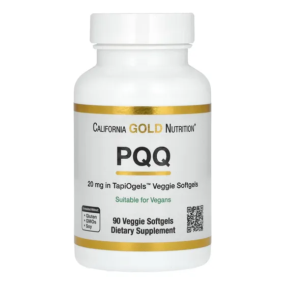 California Gold Nutrition Pqq, 20 Mg, 90 Cápsulas Blandas Ve