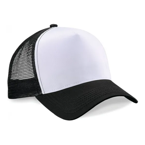 Gorra Trucker Negra Para Sublimar Cotillon Visera X 12 U