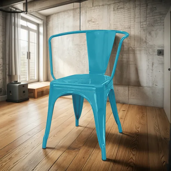 Silla Tolix Con Apoyabrazos - Desillas