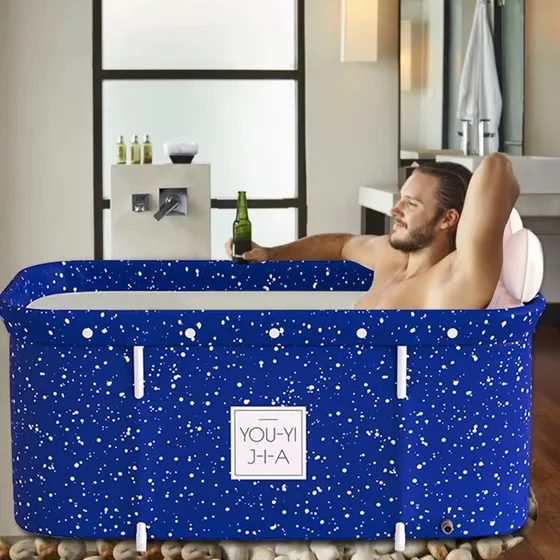 Tina De Baño De Hielo Portátil Para Adultos Con Tubería Acce