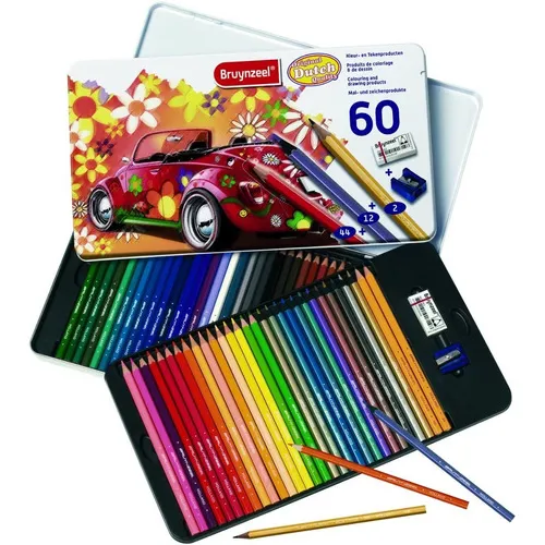 Lapices Colores Bruynzeel Artisticos X 60 Caja Metálica