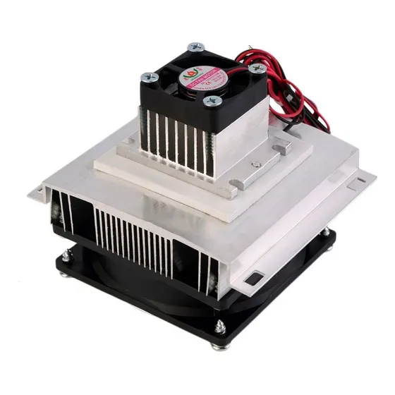 Dissipador Térmoelétrico + Cooler Duplo + Peltier 12v