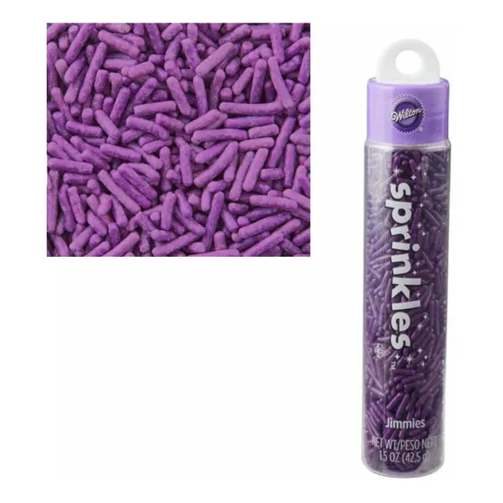 Sprinkles Mostacillas Color Morado Wilton