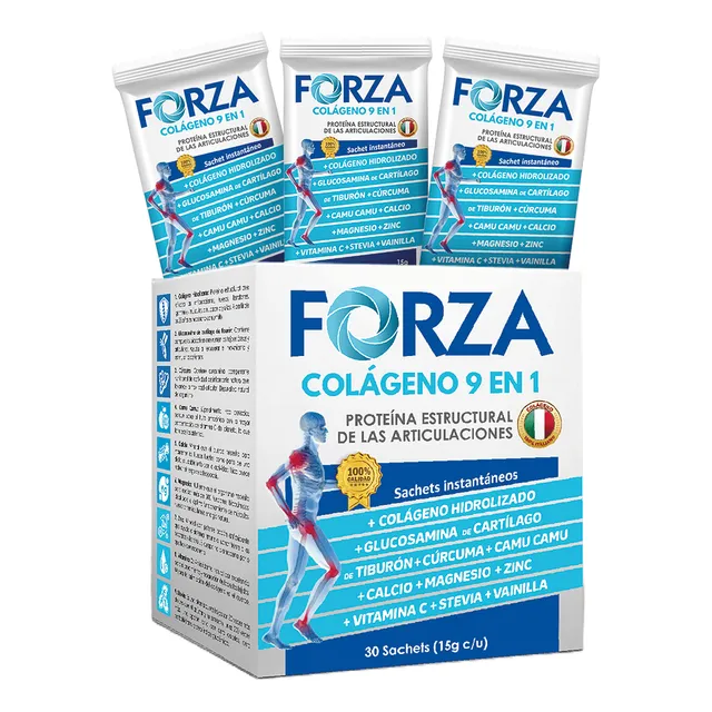 Colageno Forza 9 En 1 Salud Articular Origen Italiano 450g