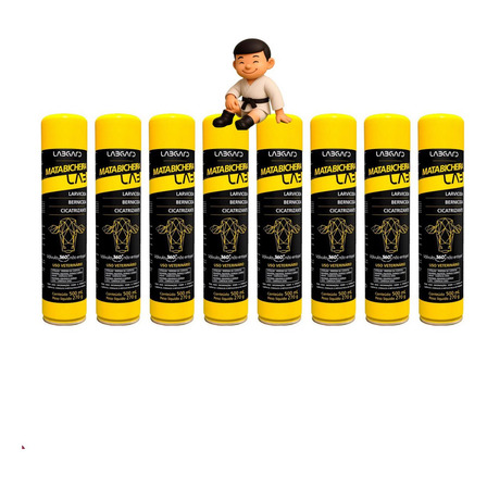 Kit Com 8 Matabicheira Lab 500 Ml Kit Com 8 Matabicheira Lab 500 Ml
