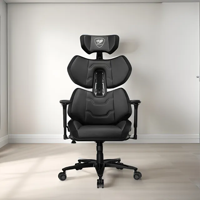 Silla Gerencial Gamer Cougar Terminator Elite Gaming Color Negro Material Del Tapizado Algodón